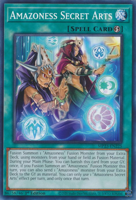 Amazoness Secret Arts [MP23-EN225] Common | Jomio and Rueliete's Cards and Comics