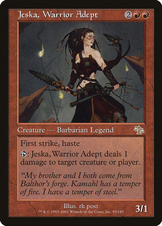 Jeska, Warrior Adept [Judgment] | Jomio and Rueliete's Cards and Comics