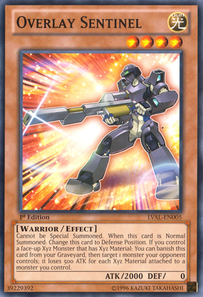 Overlay Sentinel [LVAL-EN005] Common | Jomio and Rueliete's Cards and Comics