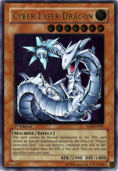 Cyber Laser Dragon (UTR) [SOI-EN007] Ultimate Rare | Jomio and Rueliete's Cards and Comics