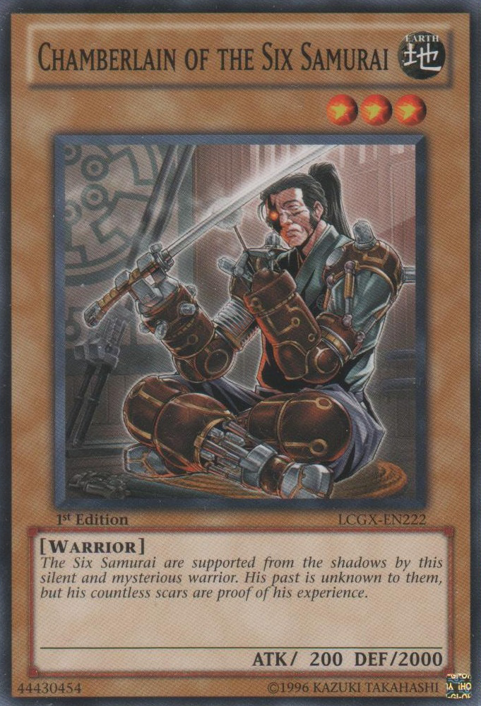 Chamberlain of the Six Samurai [LCGX-EN222] Common | Jomio and Rueliete's Cards and Comics