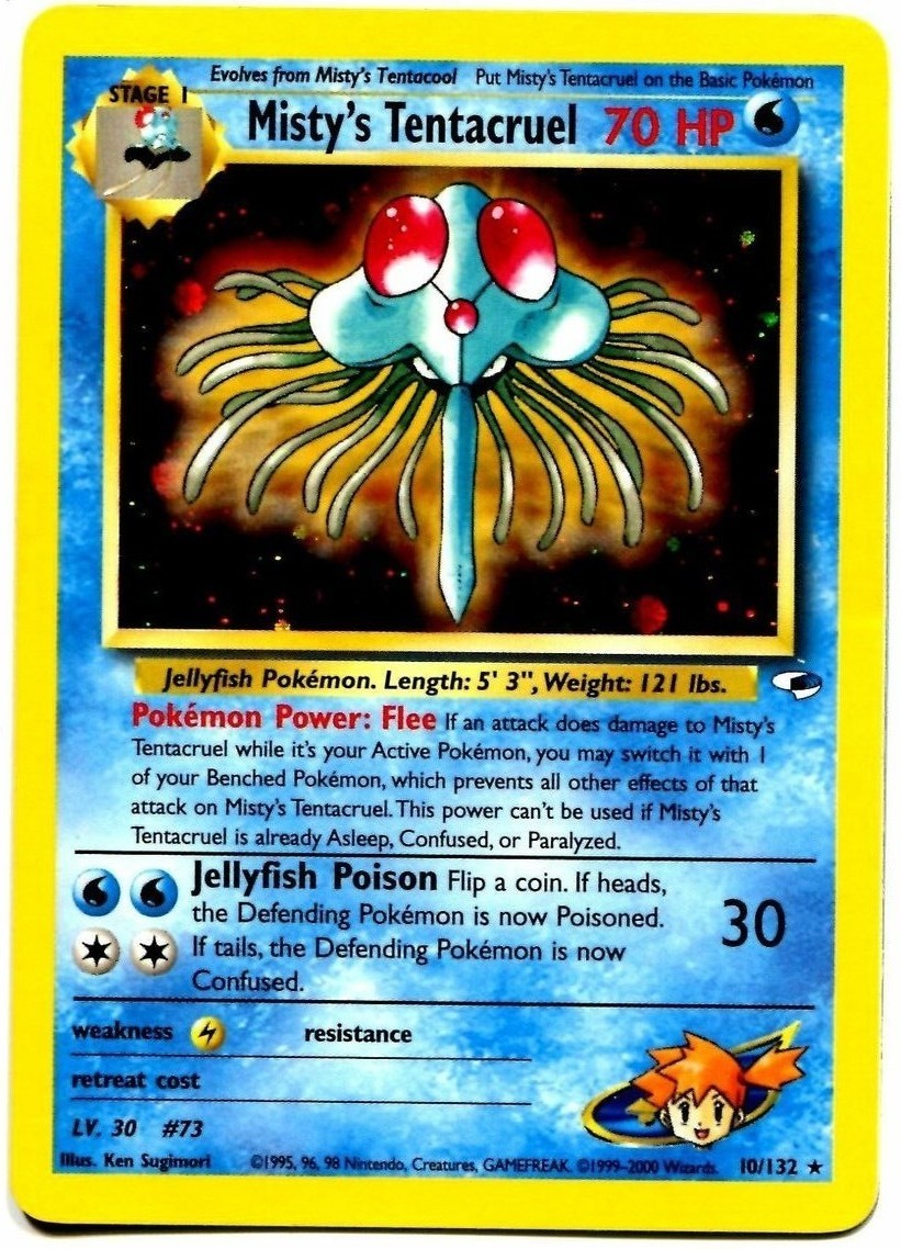 Misty's Tentacruel (10/132) [Gym Heroes Unlimited] | Jomio and Rueliete's Cards and Comics