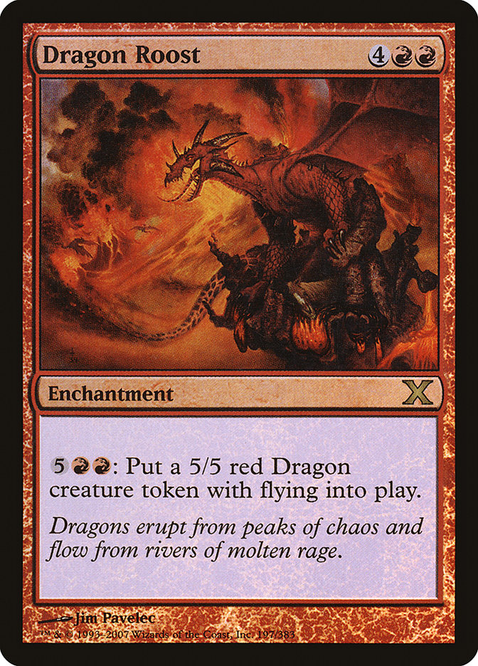 Dragon Roost (Premium Foil) [Tenth Edition] | Jomio and Rueliete's Cards and Comics