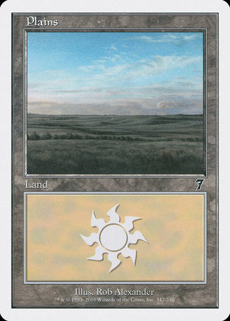Plains (342) [Seventh Edition] | Jomio and Rueliete's Cards and Comics