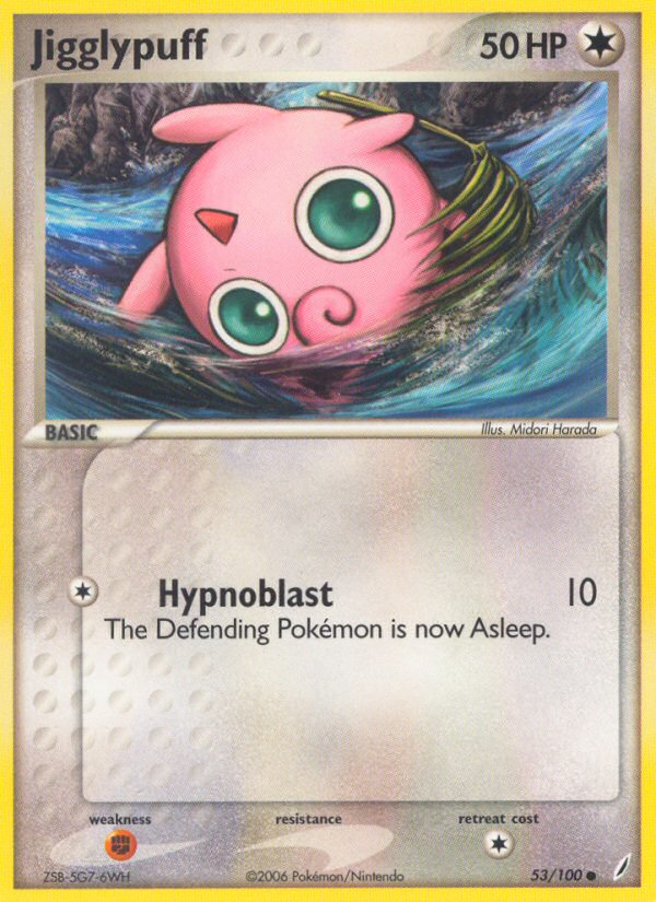 Jigglypuff (53/100) [EX: Crystal Guardians] | Jomio and Rueliete's Cards and Comics