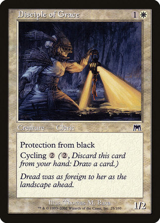 Disciple of Grace [Onslaught] | Jomio and Rueliete's Cards and Comics