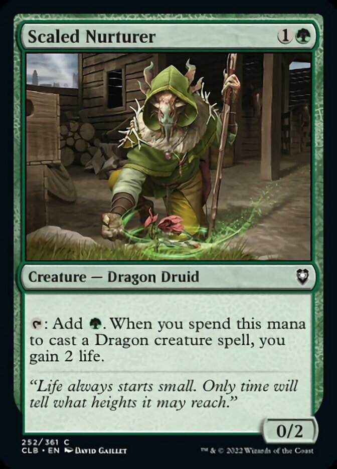 Scaled Nurturer [Commander Legends: Battle for Baldur's Gate] | Jomio and Rueliete's Cards and Comics