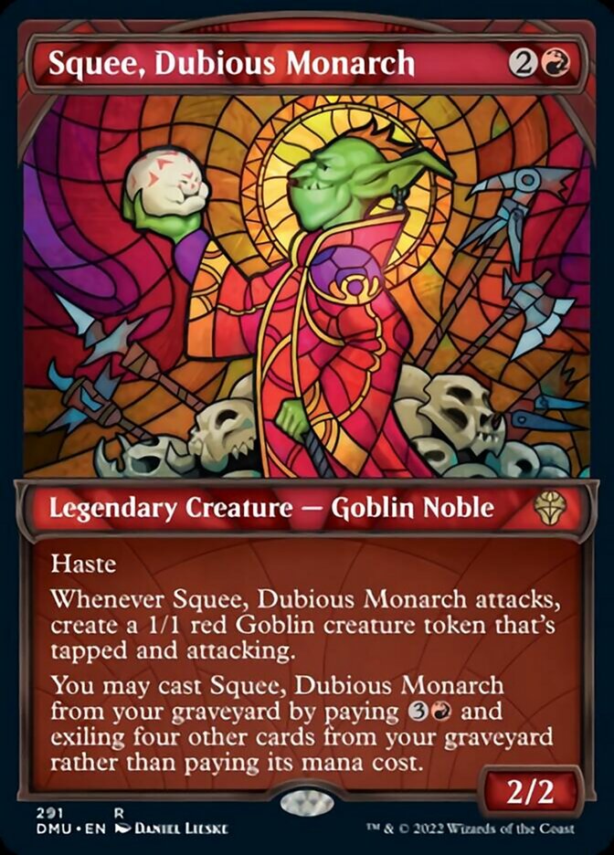 Squee, Dubious Monarch (Showcase) [Dominaria United] | Jomio and Rueliete's Cards and Comics