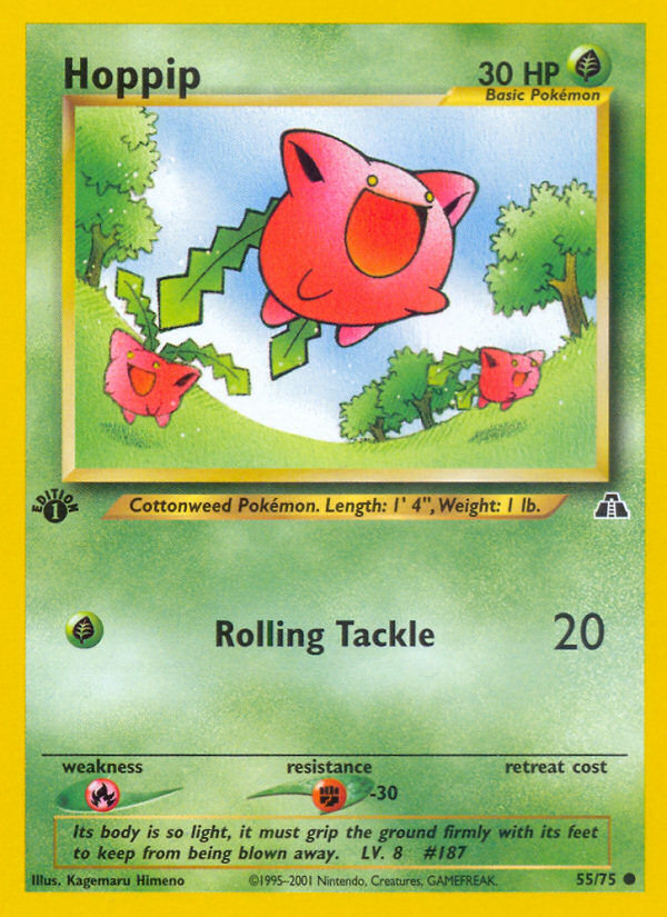 Hoppip (55/75) [Neo Discovery 1st Edition] | Jomio and Rueliete's Cards and Comics