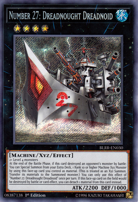 Number 27: Dreadnought Dreadnoid [BLRR-EN030] Secret Rare | Jomio and Rueliete's Cards and Comics