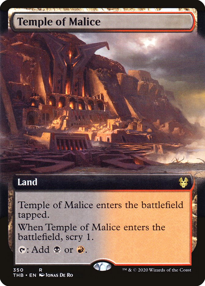 Temple of Malice (Extended Art) [Theros Beyond Death] | Jomio and Rueliete's Cards and Comics