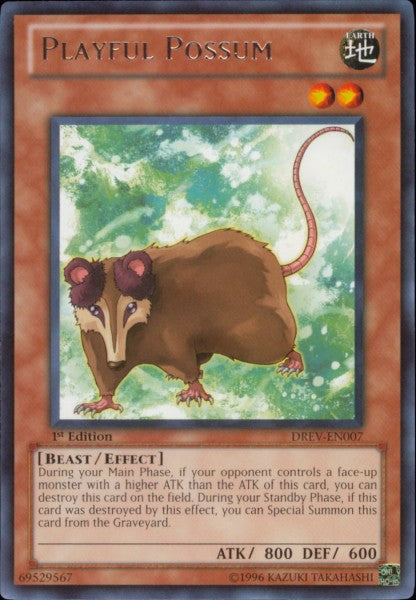 Playful Possum [DREV-EN007] Rare | Jomio and Rueliete's Cards and Comics