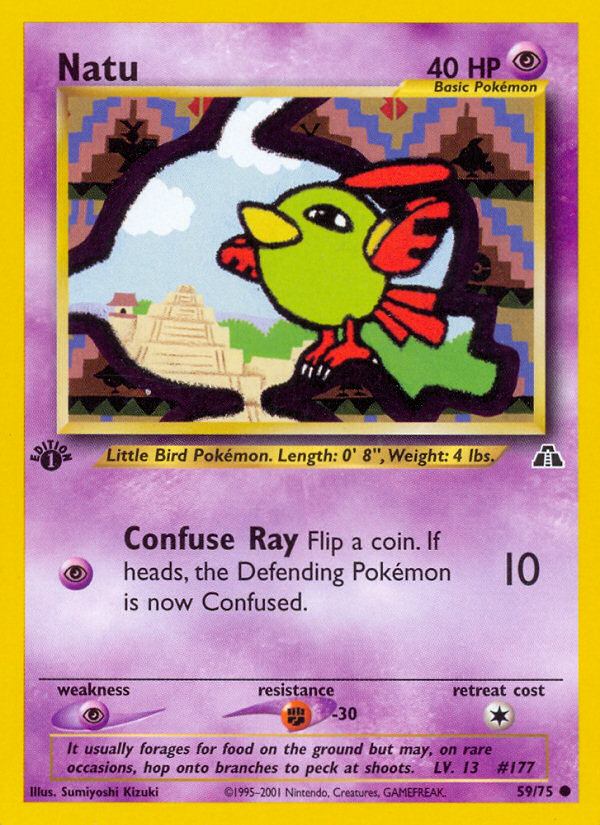 Natu (59/75) [Neo Discovery 1st Edition] | Jomio and Rueliete's Cards and Comics