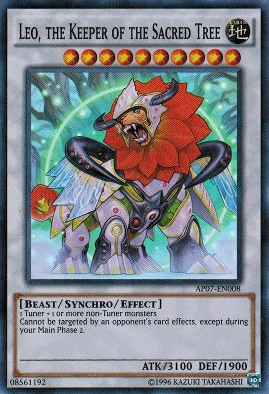 Leo, the Keeper of the Sacred Tree [AP07-EN008] Super Rare | Jomio and Rueliete's Cards and Comics