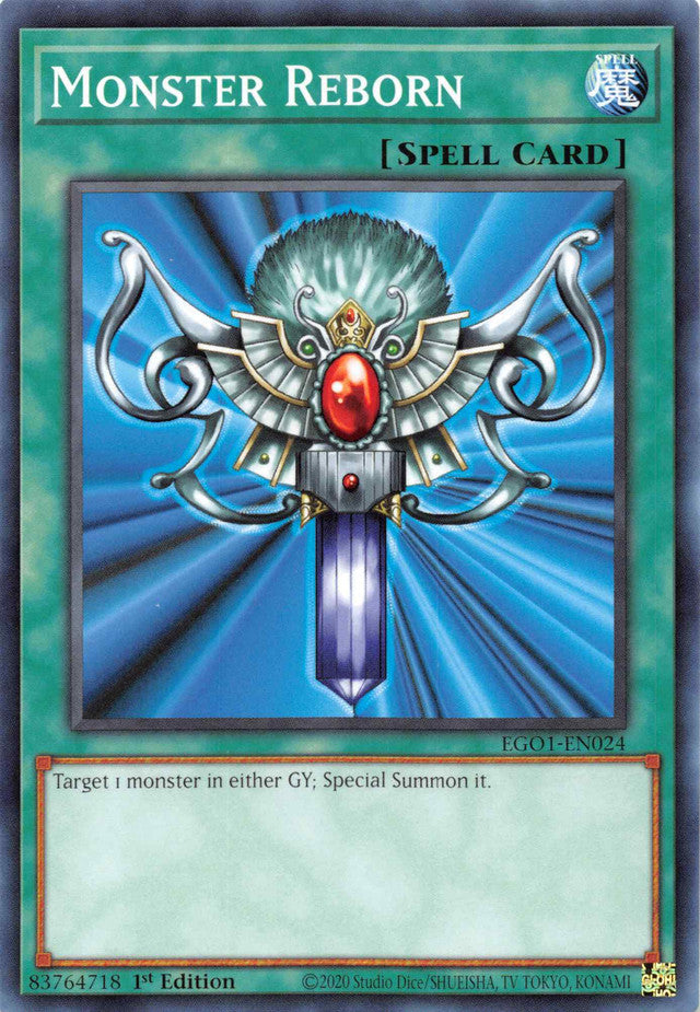 Monster Reborn [EGO1-EN024] Common | Jomio and Rueliete's Cards and Comics