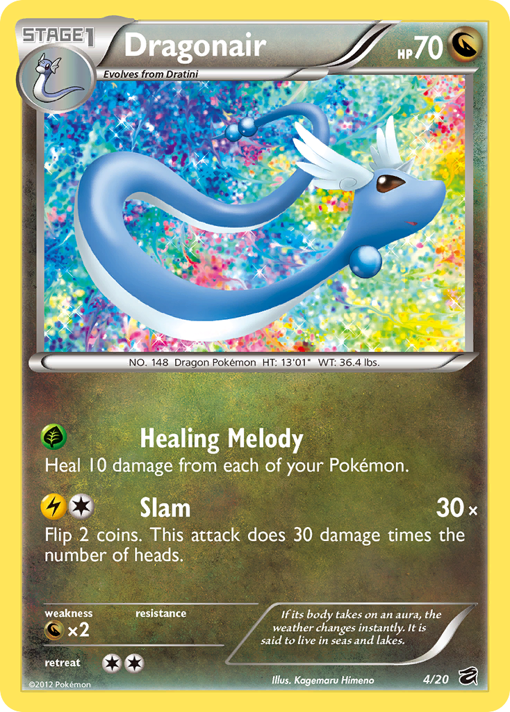 Dragonair (4/20) [Black & White: Dragon Vault] | Jomio and Rueliete's Cards and Comics