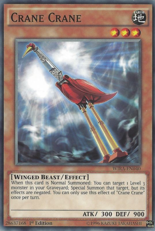 Crane Crane [WIRA-EN040] Common | Jomio and Rueliete's Cards and Comics