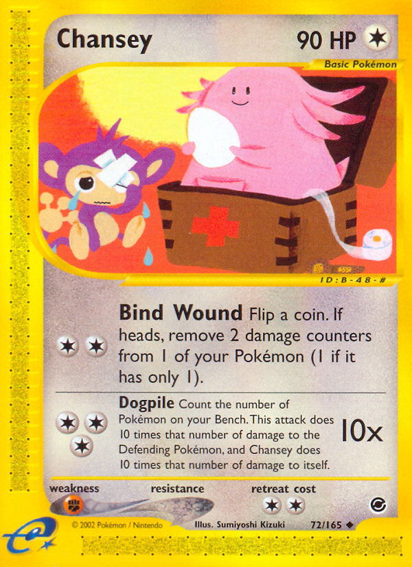 Chansey (72/165) [Expedition: Base Set] | Jomio and Rueliete's Cards and Comics