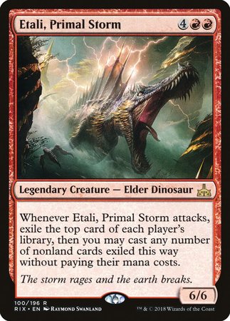Etali, Primal Storm [Rivals of Ixalan] | Jomio and Rueliete's Cards and Comics