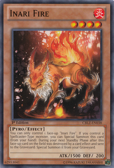 Inari Fire [CBLZ-EN038] Common | Jomio and Rueliete's Cards and Comics