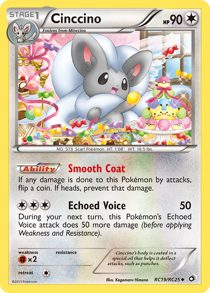Cinccino (RC19/RC25) [Black & White: Legendary Treasures] | Jomio and Rueliete's Cards and Comics