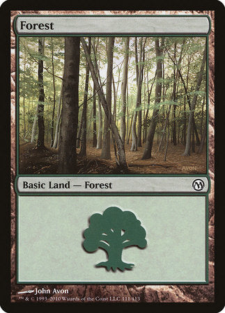 Forest (111) [Duels of the Planeswalkers] | Jomio and Rueliete's Cards and Comics