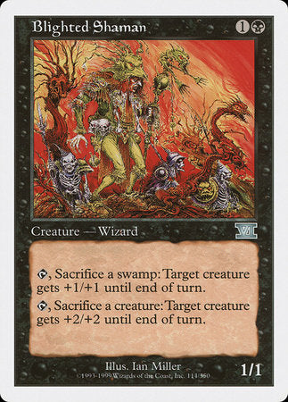 Blighted Shaman [Classic Sixth Edition] | Jomio and Rueliete's Cards and Comics