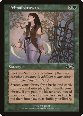 Primal Growth [Planeshift] | Jomio and Rueliete's Cards and Comics