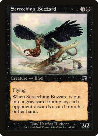 Screeching Buzzard [Onslaught] | Jomio and Rueliete's Cards and Comics