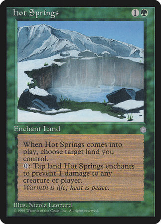 Hot Springs [Ice Age] | Jomio and Rueliete's Cards and Comics