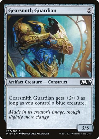 Gearsmith Guardian [Core Set 2019] | Jomio and Rueliete's Cards and Comics