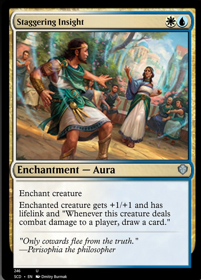 Staggering Insight [Starter Commander Decks] | Jomio and Rueliete's Cards and Comics