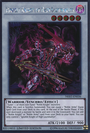 Ignoble Knight of High Laundsallyn [NKRT-EN036] Platinum Rare | Jomio and Rueliete's Cards and Comics