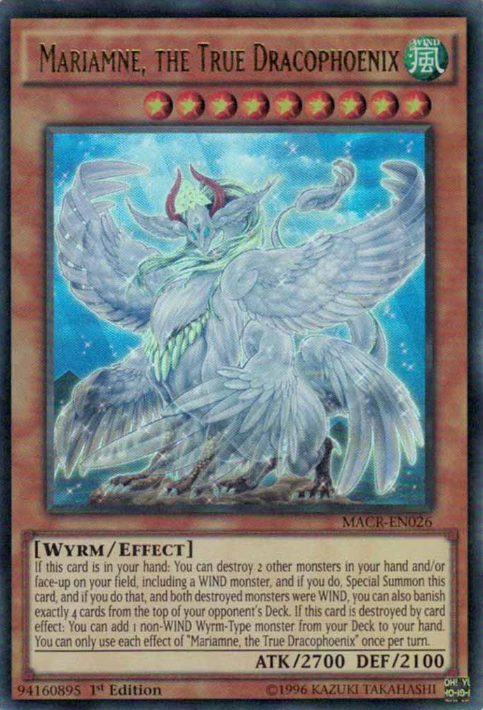 Mariamne, the True Dracophoenix [MACR-EN026] Ultra Rare | Jomio and Rueliete's Cards and Comics