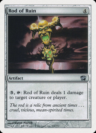 Rod of Ruin [Eighth Edition] | Jomio and Rueliete's Cards and Comics