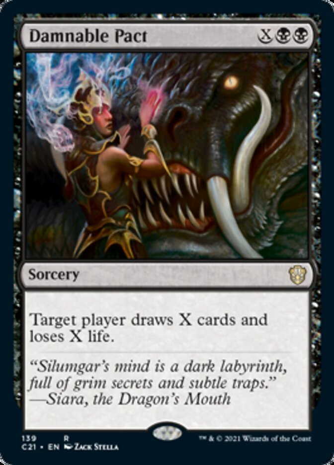 Damnable Pact [Commander 2021] | Jomio and Rueliete's Cards and Comics