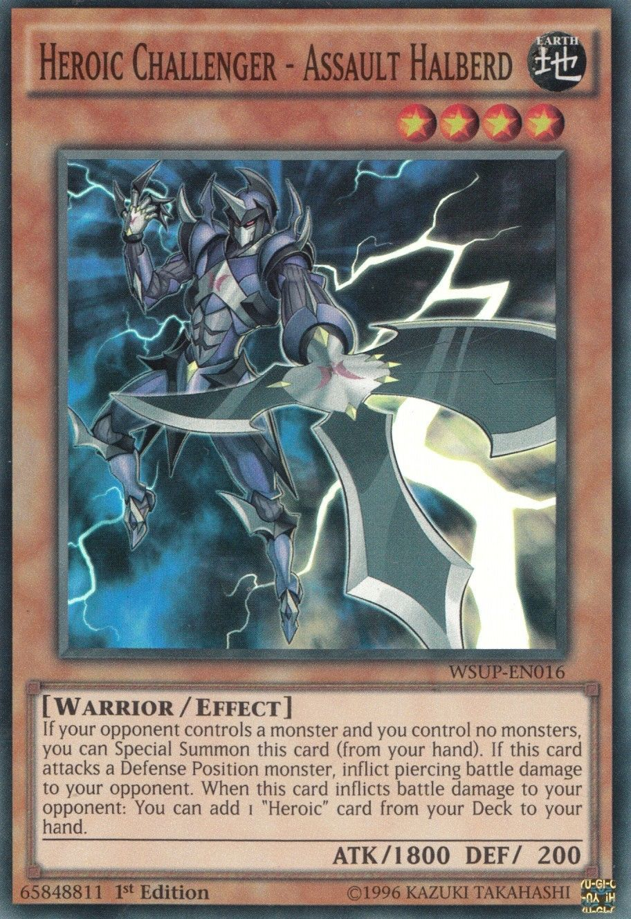 Heroic Challenger - Assault Halberd [WSUP-EN016] Super Rare | Jomio and Rueliete's Cards and Comics