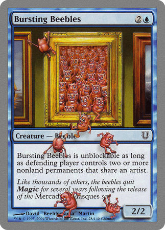 Bursting Beebles [Unhinged] | Jomio and Rueliete's Cards and Comics