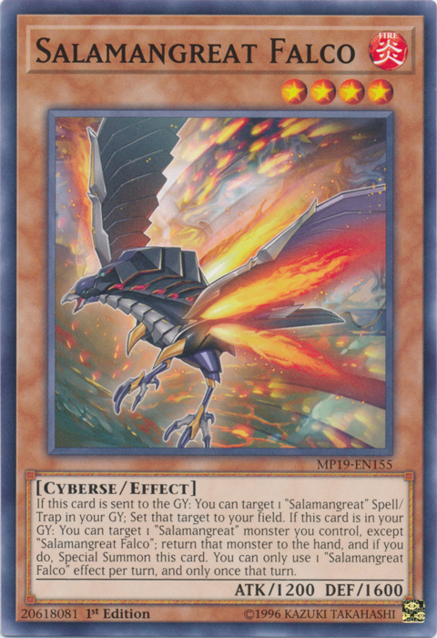 Salamangreat Falco [MP19-EN155] Common | Jomio and Rueliete's Cards and Comics