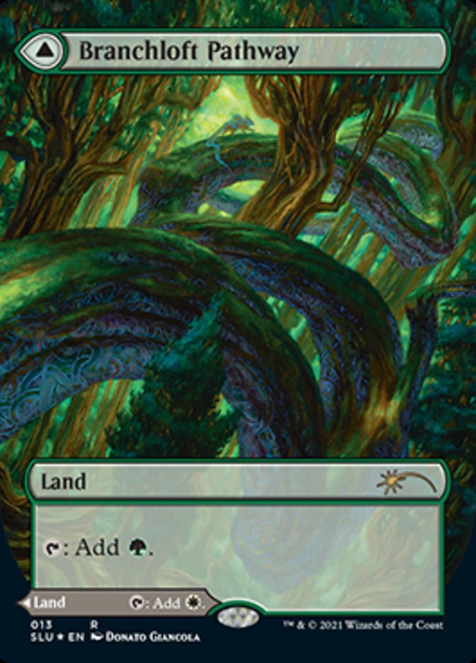 Branchloft Pathway // Boulderloft Pathway (Borderless) [Secret Lair: Ultimate Edition 2] | Jomio and Rueliete's Cards and Comics