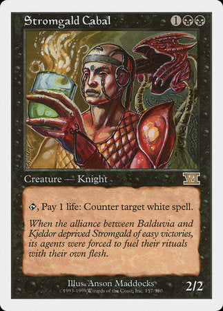 Stromgald Cabal [Classic Sixth Edition] | Jomio and Rueliete's Cards and Comics