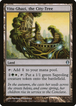 Vitu-Ghazi, the City-Tree [Archenemy] | Jomio and Rueliete's Cards and Comics