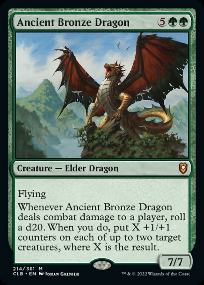 Ancient Bronze Dragon [Commander Legends: Battle for Baldur's Gate] | Jomio and Rueliete's Cards and Comics