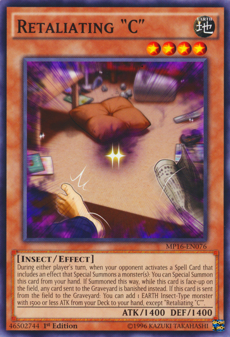 Retaliating "C" [MP16-EN076] Common | Jomio and Rueliete's Cards and Comics