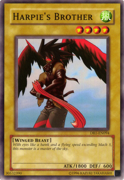 Harpie's Brother [DB1-EN094] Common | Jomio and Rueliete's Cards and Comics