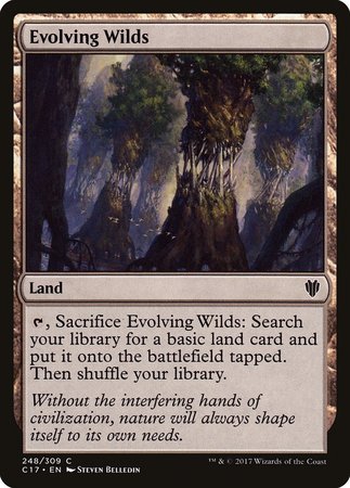 Evolving Wilds [Commander 2017] | Jomio and Rueliete's Cards and Comics