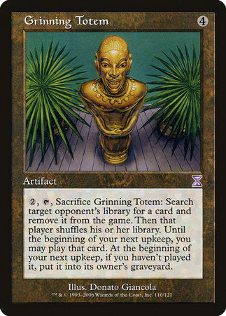 Grinning Totem [Time Spiral Timeshifted] | Jomio and Rueliete's Cards and Comics