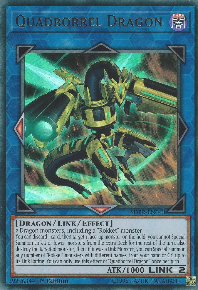 Quadborrel Dragon [SDRR-EN043] Ultra Rare | Jomio and Rueliete's Cards and Comics