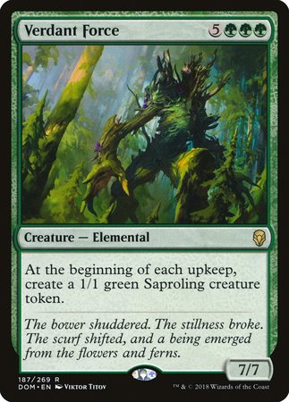 Verdant Force [Dominaria] | Jomio and Rueliete's Cards and Comics