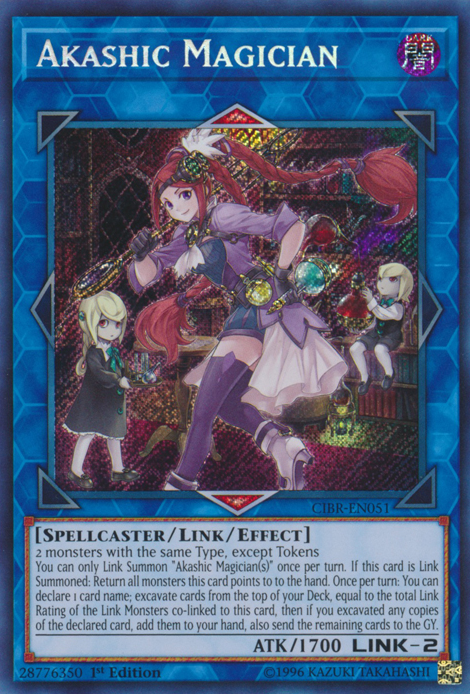 Akashic Magician [CIBR-EN051] Secret Rare | Jomio and Rueliete's Cards and Comics